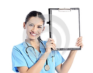 Beautiful successful nurse doctor - Healthcare workers