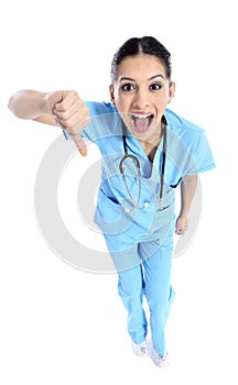 Beautiful successful nurse doctor - Healthcare workers