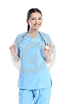 Beautiful successful nurse doctor - Healthcare workers