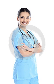 Beautiful successful nurse doctor - Healthcare workers