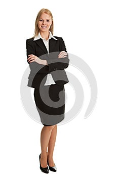 Beautiful sucessful businesswoman photo