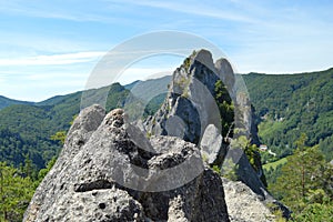 Súľovské skaly počas leta