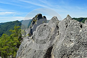 Súľovské skaly počas leta