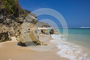 beautiful summer beach view