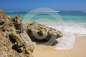 beautiful summer beach view