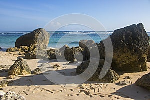 Beautiful summer beach view