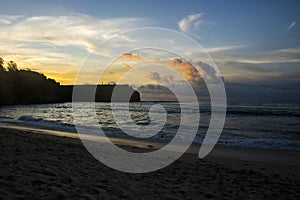 Beautiful summer beach view