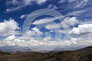 Beautiful summer cloudscape