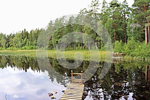 Beautiful summer day at DammsjÃ¶n in HÃ¶gbo Bruk