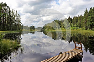 Beautiful summer day at DammsjÃ¶n in HÃ¶gbo Bruk