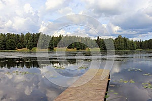 Beautiful summer day at DammsjÃ¶n in HÃ¶gbo Bruk