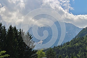 Beautiful summer day in Kranjska Gora, Slovenia