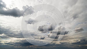 Beautiful summer day storm cloud timelapse