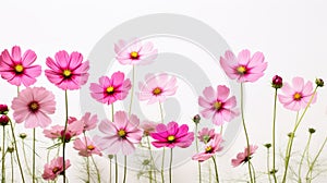 beautiful summer flower background minimalist