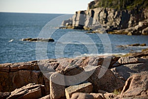 Beautiful summer image of Acadia National Park