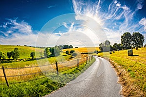 Beautiful summer landscape in Germany