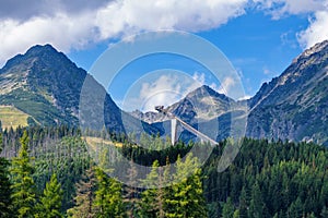 Beautiful summer landscape of High Tatras, Slovakia