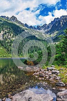 Beautiful summer landscape of High Tatras, Slovakia