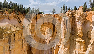 Beautiful summer landscape in the mountains rock formation in Zion Canyon National Park, Utah, USA