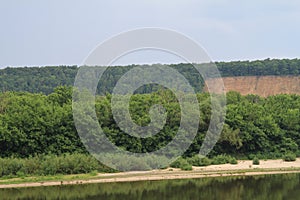 Beautiful summer landscape with a view of nature