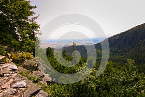 A beautiful summer mountain landscape in Tatry