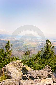 A beautiful summer mountain landscape in Tatry