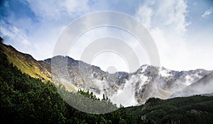 A beautiful summer mountain landscape in Tatry