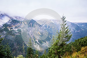 A beautiful summer mountain landscape in Tatry