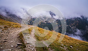 A beautiful summer mountain landscape in Tatry