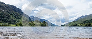 Beautiful Summers View of Loch Shiel in Glenfinnan, Scottish West Highlands