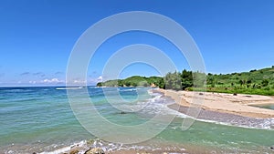 The beautiful sumur gemuling beach. This beach is in Blitar, East Java, Indonesia