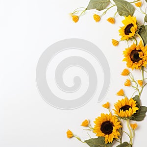 Beautiful Sunflower Charm Serene Blooms