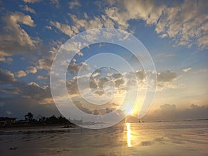 Beautiful Sunrise moment in Digha, westbengal