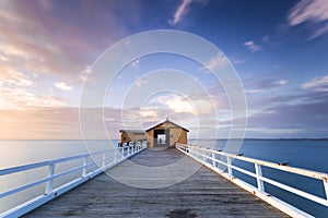 Beautiful Sunrise at Queenscliff Pier