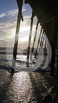 Beautiful Sunrises under the pier