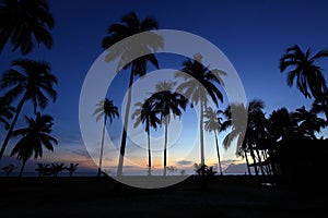 Beautiful sunset beach,Dreamy beach. Beautiful landscape