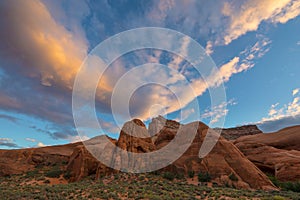 Beautiful Sunset at Cave Point, Grand Staircase - Escalante Nat