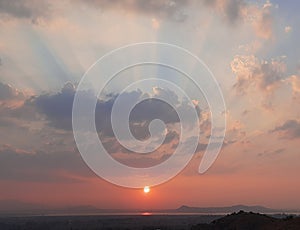Beautiful Sunset Cloud Colours