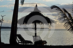 Beautiful Sunset at Coconut Resort Fiji