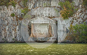 Traian Tabula,  The Danube River crossing through the Carpathian Mountains