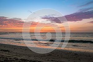 Beautiful sunset in Mancora Beach - Mancora, Peru