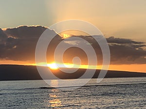 Beautiful sunset in Maui!