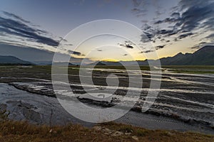 Beautiful sunset at Mountain Pinatubo , Capas photo