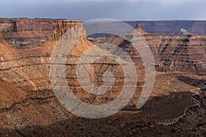 Beautiful Sunset near the Marlboro Point Canyonlands Utah