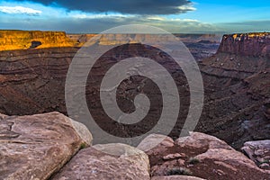 Beautiful Sunset near the Marlboro Point Canyonlands Utah