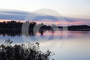 Beautiful Sunset over the Indian River - Delaware waterfront