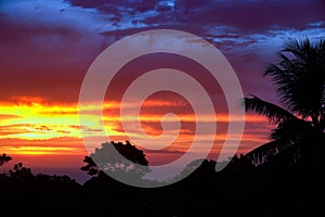 Caribbean Sunset over Sosua photo