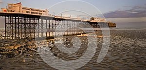 Beautiful sunset over Worthing Pier