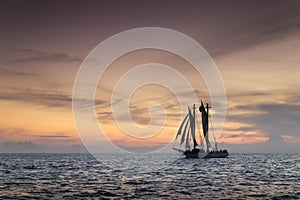 Beautiful Sunset Sail In Key West Florida