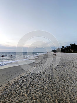 Beautiful sunset at Sanibel Island, Florida